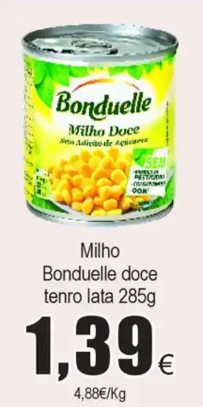 Froiz Milho Bonduelle Doce Tenro Lata 285g promoção