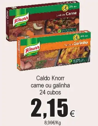 Froiz Caldo Knorr Carne ou Galinha 24 Cubos promoção