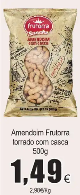 Amendoim Frutorra Torrado com Casca 500g