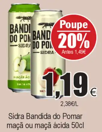 Froiz Sidra Bandida do Pomar Maçã ou Maçã Ácida 50cl promoção
