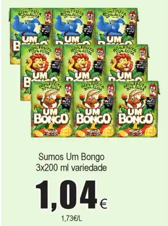 Sumos Um Bongo 3x200ml
