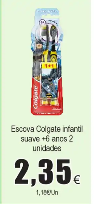 Froiz Escova Colgate Infantil Suave +6 Anos 2 Unid promoção