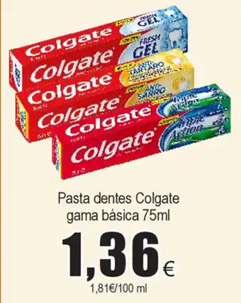Froiz Pasta Dentes Colgate Gama Básica 75ml promoção