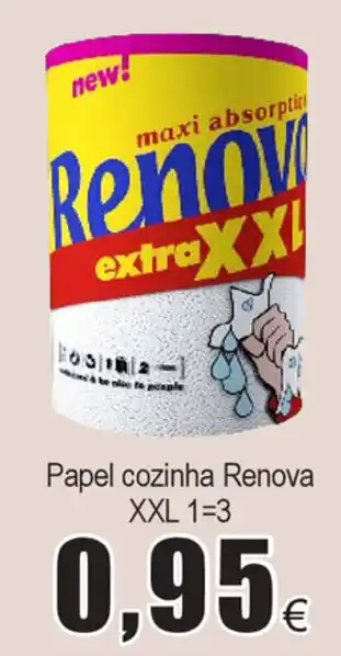 Froiz Papel Cozinha Renova XXL 1=3 promoção