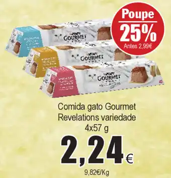 Comida Gato GOurmet Revelations Variedade 4x57g