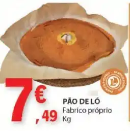E.Leclerc PÃO DE LÓ Fabrico próprio kg promoção