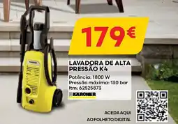 Bricomarché LAVADORA DE ALTA PRESSÃO K4 promoção