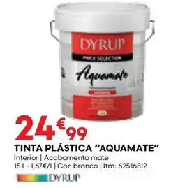Bricomarché TINTA PLÁSTICA "AQUAMATE" promoção