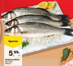 Continente ROBALO MÉDIO 200-600G FRESCO promoção