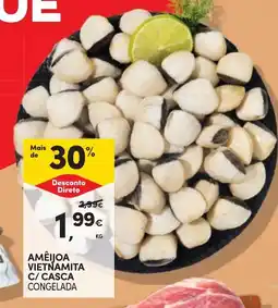 Continente AMÊIJOA VIETNAMITA C/ CASCA CONGELADA KG promoção