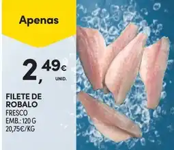 Continente FILETE DE ROBALO FRESCO EMB.: 120 G promoção