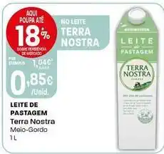Intermarché Terra nostra - leite de pastagem promoção