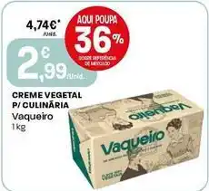Intermarché Vaqueiro - creme vegetal p/ culinaria promoção