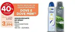 Intermarché Dove - desodorizante em spray promoção