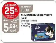 Intermarché Felix - alimento humido p/ gato promoção