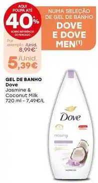 Intermarché Dove - gel de banho promoção