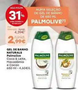 Intermarché Palmolive - gel de banho naturals promoção