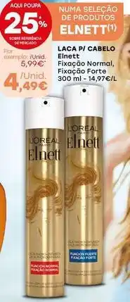 Intermarché Elnett - laca p/ cabelo promoção