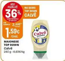 Intermarché Calvé - maionese top down promoção