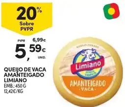 Continente QUEIJO DE VACA AMANTEIGADO LIMIANO emb. 450g promoção
