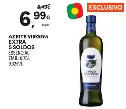 Continente AZEITE VIRGEM EXTRA 5 SOLDOS promoção