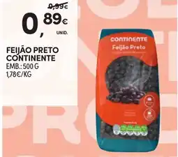 Continente FEIJÃO PRETO CONTINENTE EMB. 500G promoção