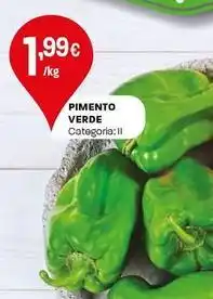 Intermarché Pimento verde promoção