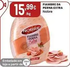 Intermarché Nobre - fiambre da perna extra promoção