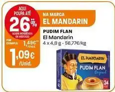 Intermarché El mandarin - pudim flan promoção