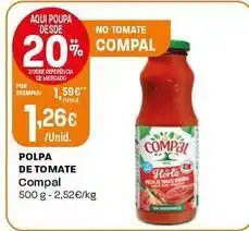 Intermarché Compal - polpa de tomate promoção