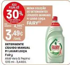 Intermarché Fairy - detergente líquido manual p/ lavar loica promoção