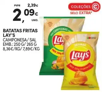 Continente BATATAS FRITAS LAY'S promoção