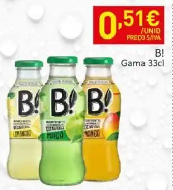 Recheio B! Gama 33cl promoção
