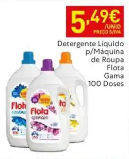 Recheio Detergente Líquido p/Máquina de Roupa Flota Gama 100 Doses promoção