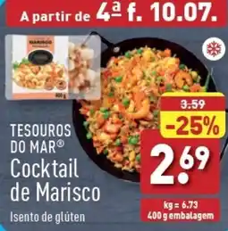 ALDI TESOUROS DO MAR Cocktail de Marisco promoção
