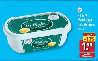 ALDI MILHAFRE Manteiga dos Açores Com sal promoção