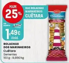 Intermarché Cuétara - bolachas dos marinheiros promoção