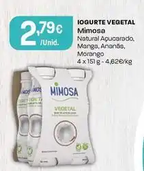Intermarché Mimosa - iogurte vegetal promoção