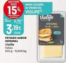 Intermarché Violife - fatiado sabor original promoção