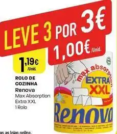 Intermarché Renova - rolo de cozinha promoção