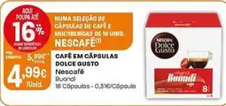 Intermarché Nescafé - cafe em capsulas dolce gusto promoção
