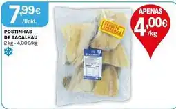 Intermarché Postinhas de bacalhau promoção
