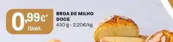 Intermarché Broa de milho doce promoção