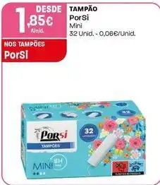 Intermarché Porsi - tampão promoção