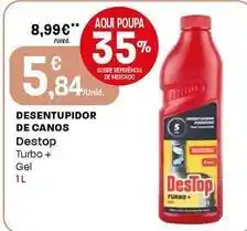 Intermarché Destop - desentupidor de canos promoção