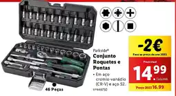 Lidl Parkside Conjunto Roquetes e Pontas promoção