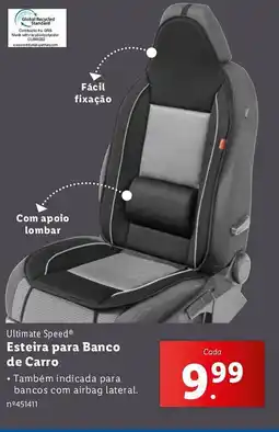 Lidl Ultimate Speed Esteira para Banco de Carro promoção