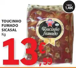 E.Leclerc TOUCINHO FUMADO SICASAL KG promoção