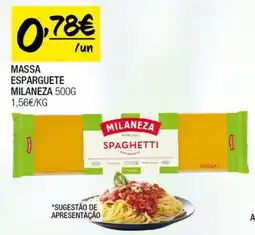 MASSA ESPARGUETE MILANEZA 500G