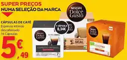 E.Leclerc CÁPSULAS DE CAFÉ promoção